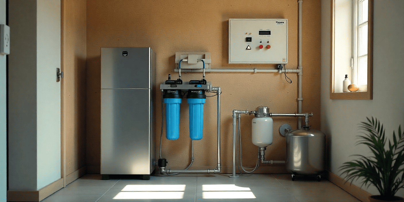 تركيب محطة تحلية مياه منزلية