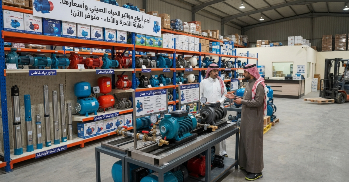 استعراض أهم أنواع مواتير المياه الصيني وقدراتها.