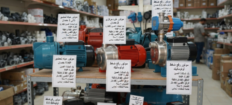 مقارنة بين أفضل أنواع مواتير المياه الصيني المنزلية.
